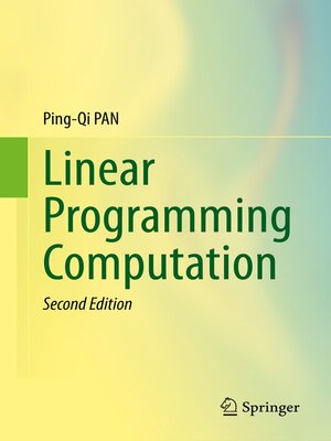 cover image of Linear Programming Computation
